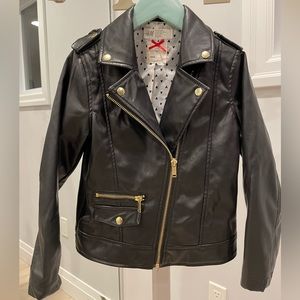 Little girl biker jacket